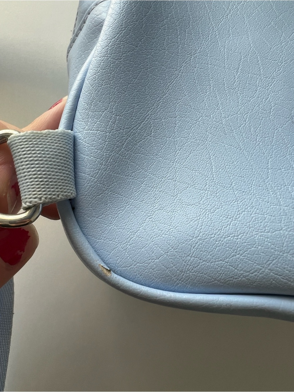 adidas Originals Pastel Blue Mini Backpack - Picture 5 of 6